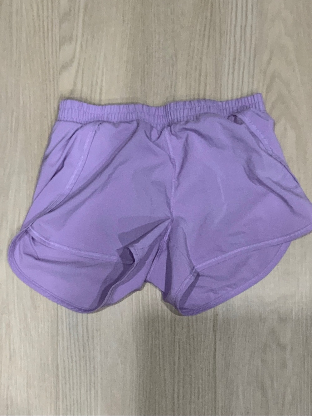 All In Motion Girls Lavender Running Shorts with Elastic Waist size 10-12